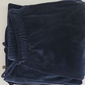 Evan Picone | Women's Dark Navy Loungewear Casual Velour Pants Sz M
